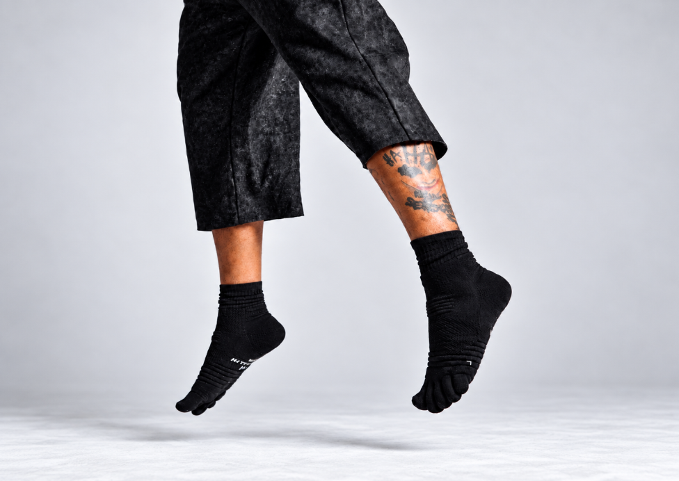 1st ERA Black Katt Performance Enhancement Toe Sock