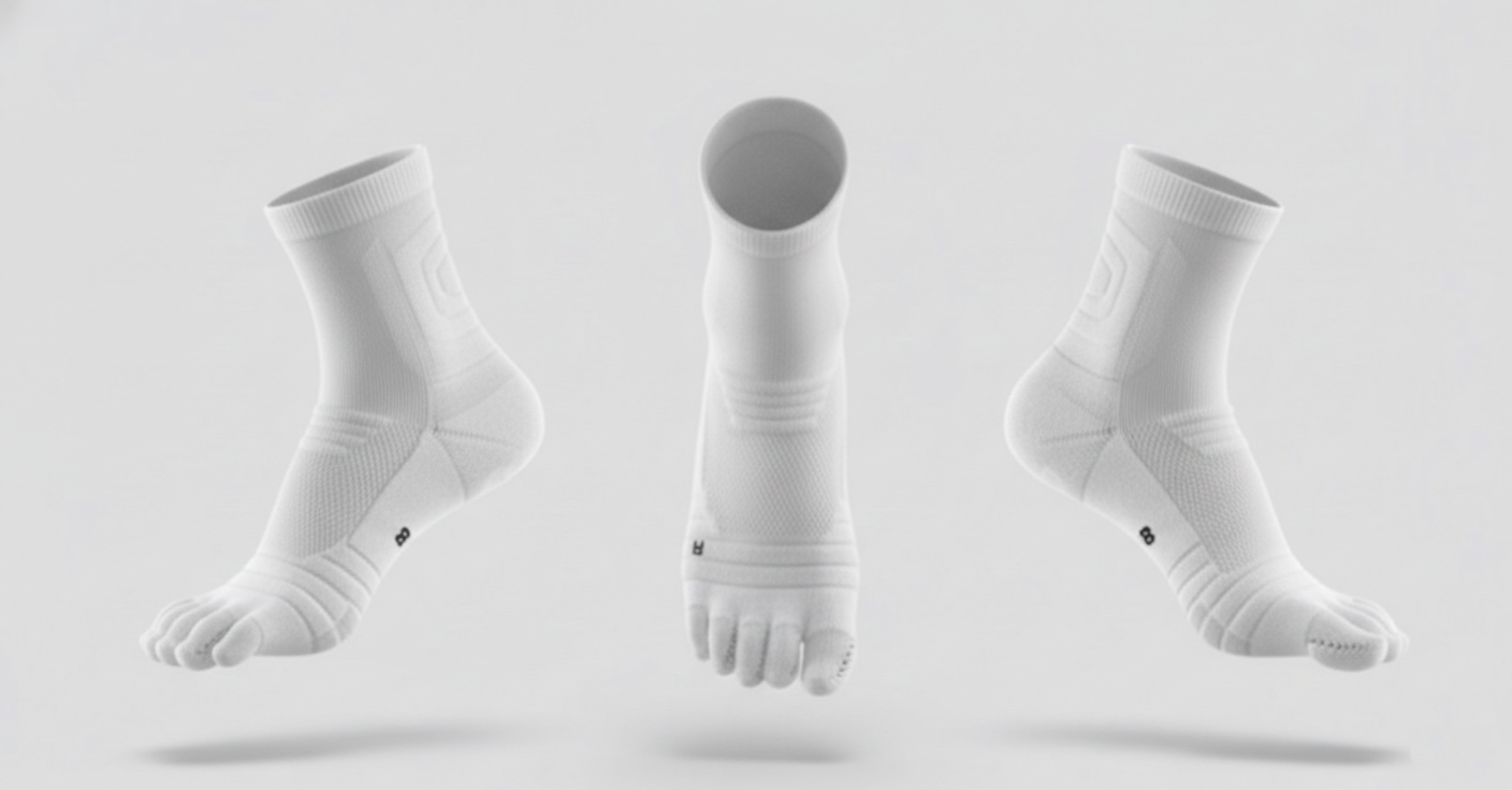 Performance Enhancement Toe Sock Crew Medium