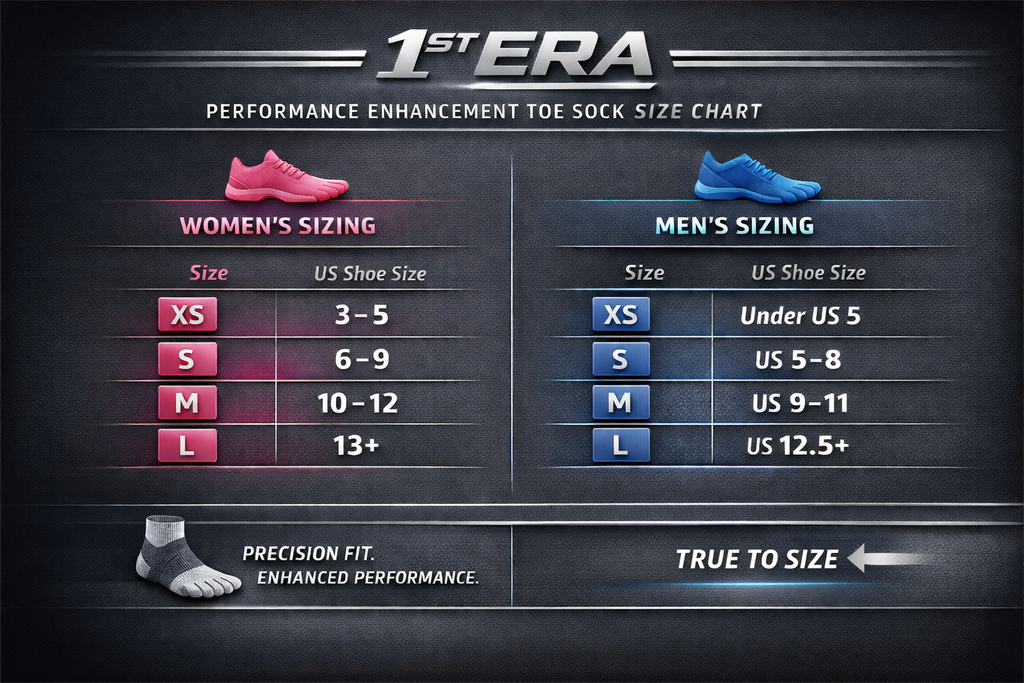 Performance Enhancement Toe Sock Crew Large